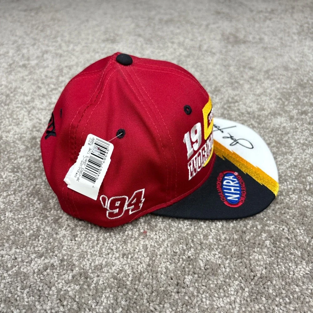 Vintage 1995 John‎ Force NHRA Racing 5 Time World Champion Snapback Cap NWT